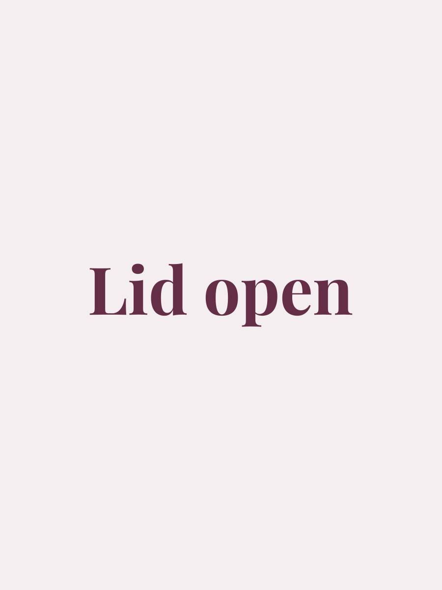 Lid open