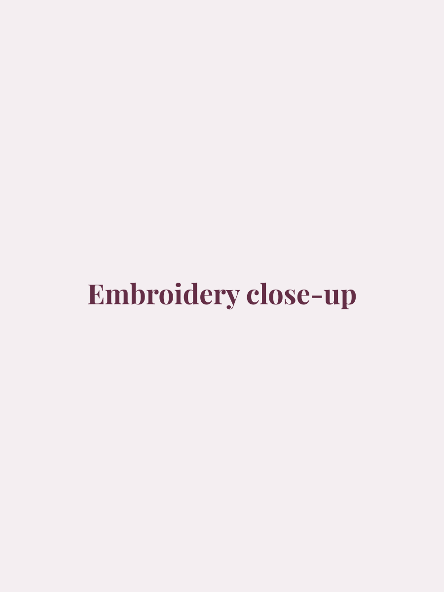 Embroidery close-up