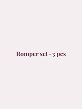 Romper set · 3 pcs