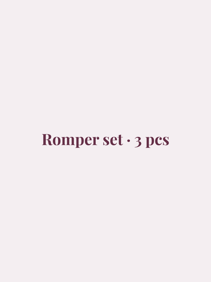Romper set · 3 pcs