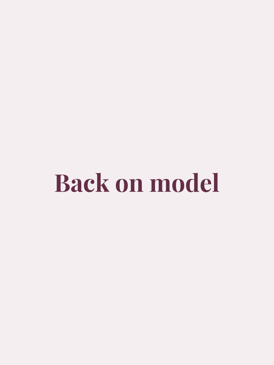 Back on model