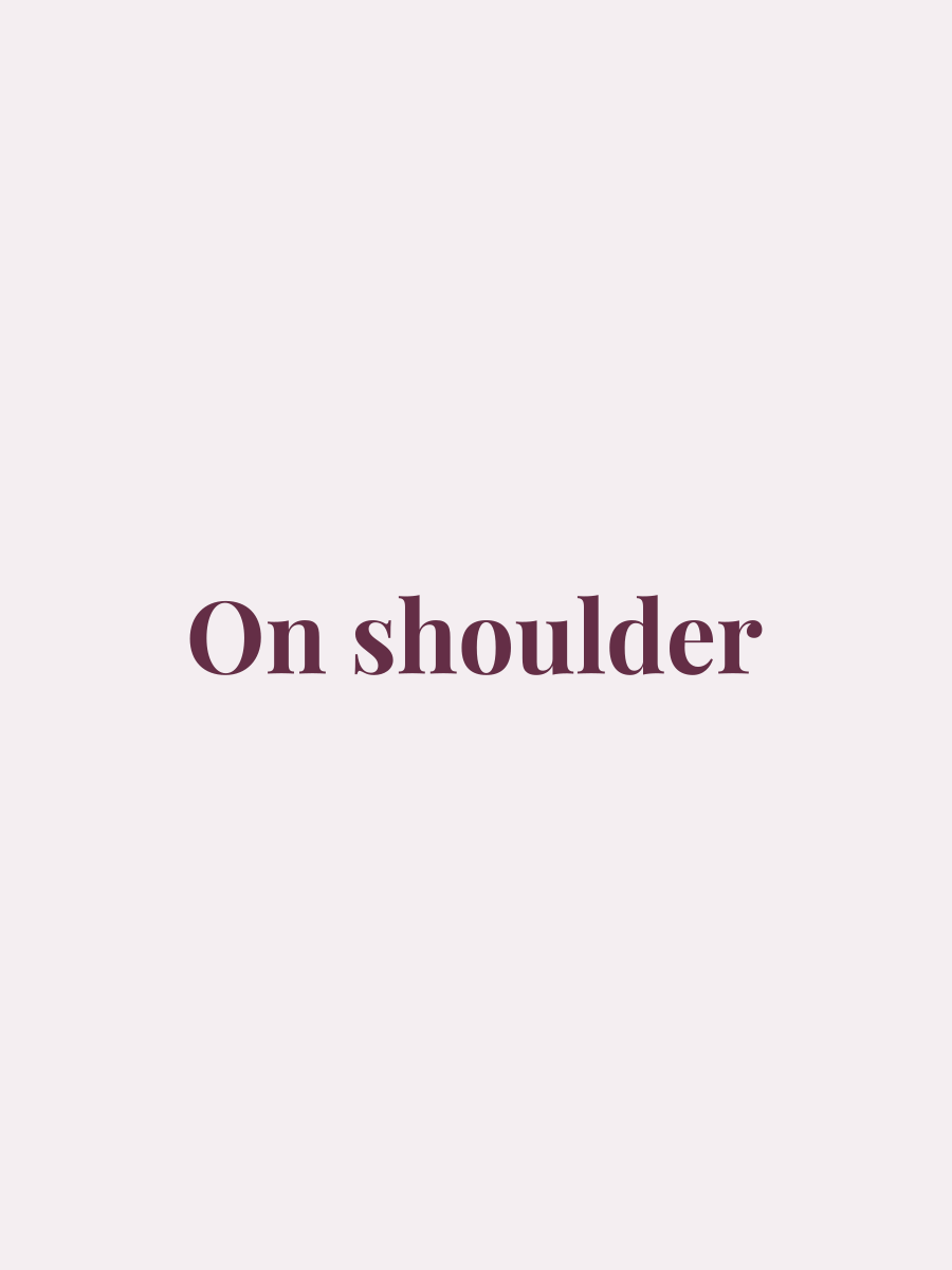 On shoulder